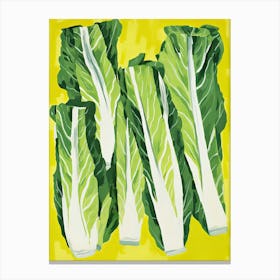 Endive Summer Illustration 2 Canvas Print