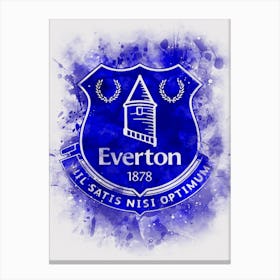 Everton Fc Painting Canvas Print