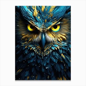 Majestic Owl Closeup Canvas Print