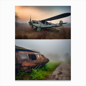 Abandoned Planes Canvas Print