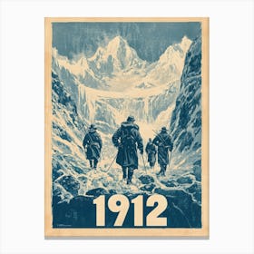 Aihrgdesign A Vintage Adventure Poster Of A 1912 Polar Expedi 952da729 0f81 4f98 A44f A06949426215 1 Canvas Print