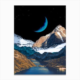 Once In A Blue Moon Canvas Print