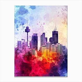 Sydney Skyline 3 Canvas Print