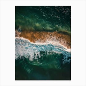 Aerial View Of The Ocean Canvas Print