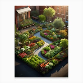 Garden In The City Canvas Print