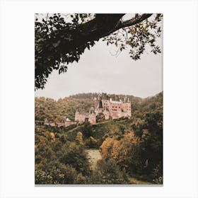 German Castle Scenery Canvas Print