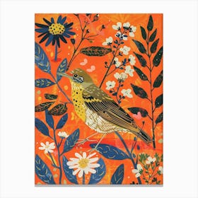 Spring Birds Cowbird 2 Canvas Print