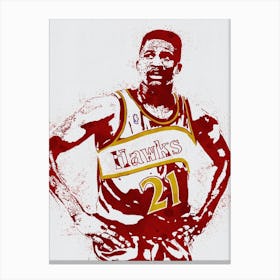 Dominique Wilkins Atlanta Hawks Canvas Print