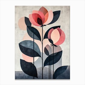 Pink Flowers Canvas Print