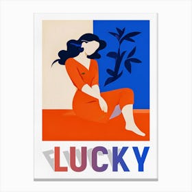 Lucky or not? Canvas Print