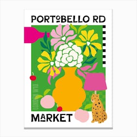 Portobello Market Canvas Print