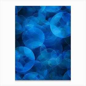 Blue Abstract Background Canvas Print