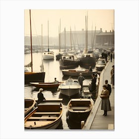 The Old Marina ~Reimagined 26 Canvas Print