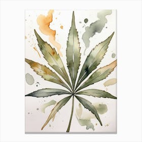 Marijuana Leaf 3 Canvas Print