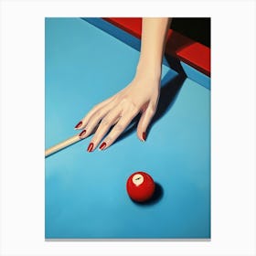 Pool Table 5 Canvas Print