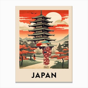 Vintage Travel Poster Japan 10 Canvas Print