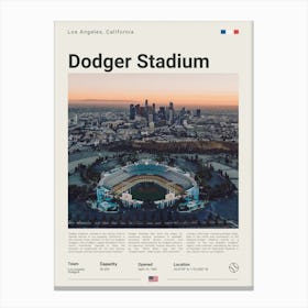 Baseball - Los Angeles Dodgers - Dodger Stadium Canvas Print