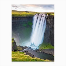 Thorufoss, Iceland Majestic, Beautiful & Classic (2) Canvas Print