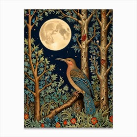 William Morris Bird In The Woods 1 Canvas Print