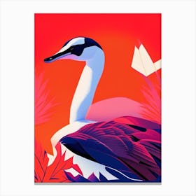 Canada Goose Pop Matisse Bird Canvas Print