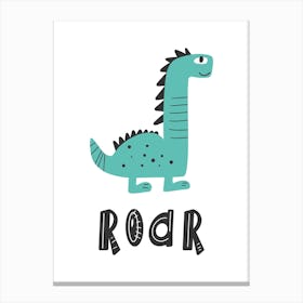 Cute Dino 6 Canvas Print