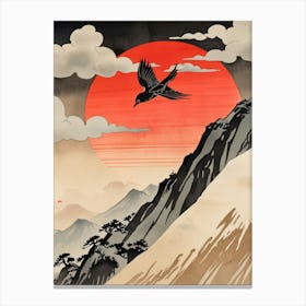 Bird In Flight 2 Canvas Print