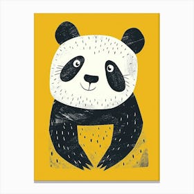 Yellow Panda 4 Canvas Print