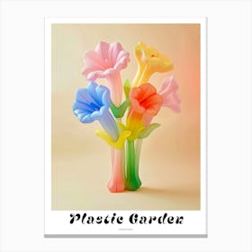 Dreamy Inflatable Flowers Poster Carnations 2 Canvas Print