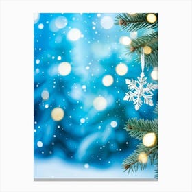 Christmas Tree Background 5 Canvas Print