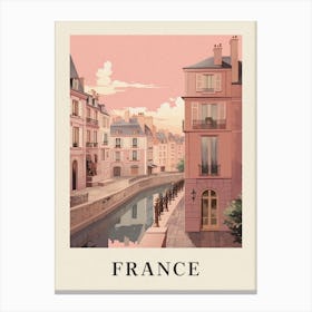 Vintage Travel Poster France 4 Canvas Print