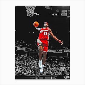 Lebron James Canvas Print