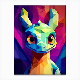 Dragon Popart 1 Canvas Print