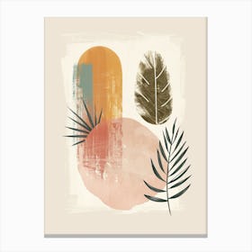 The Flow Of Design Mid Century Style Canvas Print