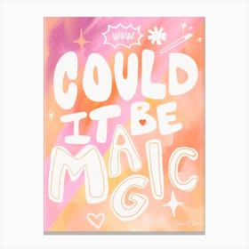 Could be Magic - Peach Fuzz Canvas Print