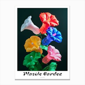 Bright Inflatable Flowers Poster Hollyhock 1 Canvas Print