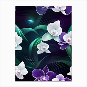 Orchids Wallpaper 1 Canvas Print