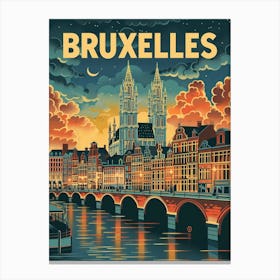 Brussels Belgium Canvas Print