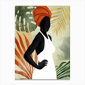 Woman In A Turban Canvas Print