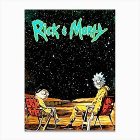 Rick And Morty Canvas Print