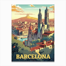 Barcelona Spain Canvas Print