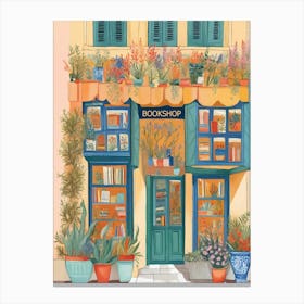 Bookshop facade Canvas Print