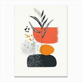 Abstract Plant Vector Illustration Canvas Print