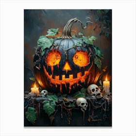 Halloween Pumpkin Canvas Print