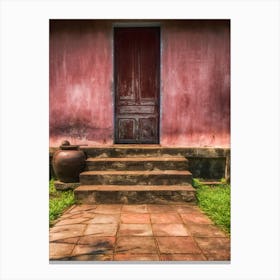 Approach To The Small Door Canvas Print