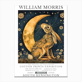 William Morris Exhibition Animals Series 27 Canvas Print