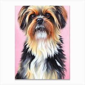 Affenpinscher Watercolour 3 dog Canvas Print