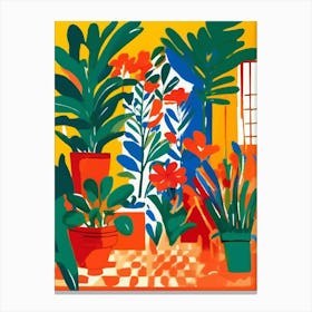 Houseplants Canvas Print