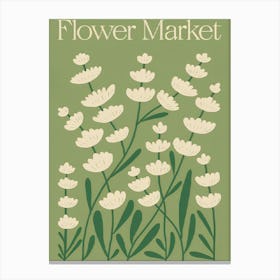 Flower Market Canvas Print