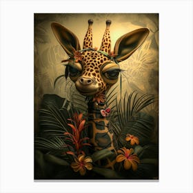 Tropical Animal Vegetal 1 Canvas Print
