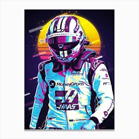 Nico Hulkenberg Haas Driver Canvas Print